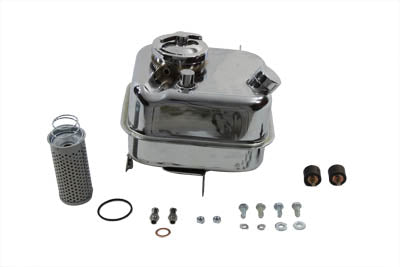Chrome Oil Tank Kit - V-Twin Mfg.