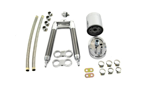 Dual Oil Cooler Kit - V-Twin Mfg.