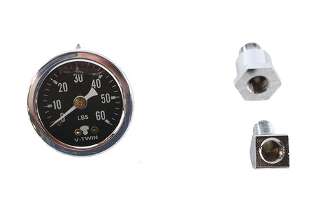 Liquid Filled Oil Gauge - V-Twin Mfg.