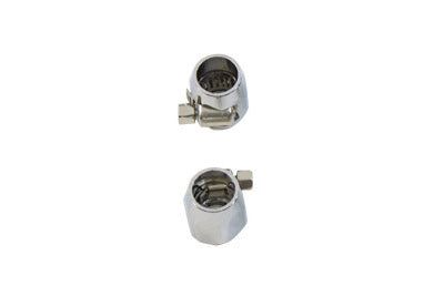 Hex Chrome Econo Seal Hose End Set - V-Twin Mfg.
