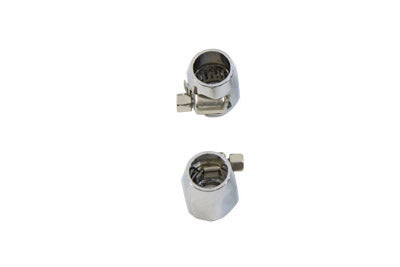 Hex Chrome Econo Seal Hose End Set - V-Twin Mfg.