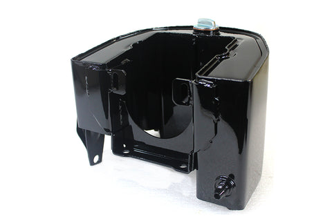 York Electric Start Oil Tank Black - V-Twin Mfg.