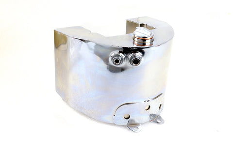 Replica Oil Tank Chrome with Smooth Top - V-Twin Mfg.