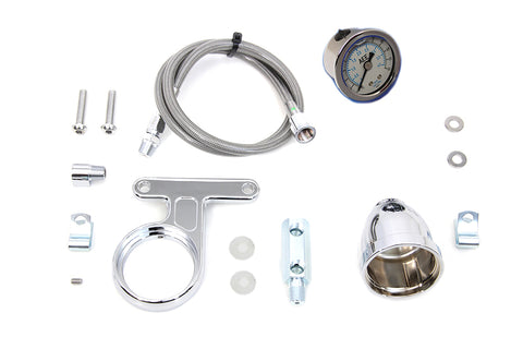 Rocker Box Oil Pressure Gauge Kit - V-Twin Mfg.