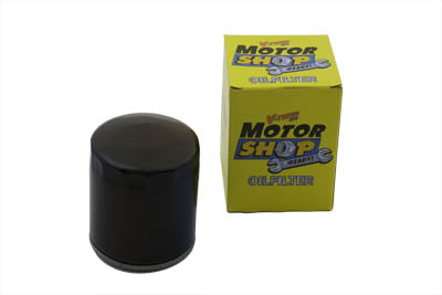 Black Stock Spin On Oil Filter - V-Twin Mfg.
