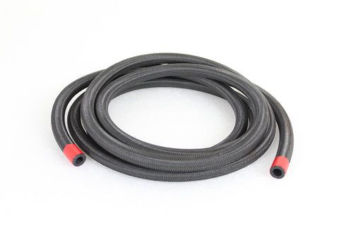 Braided Oil Hose Black - V-Twin Mfg.