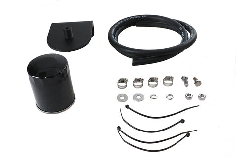 Pura Flow Oil Filter Kit Black - V-Twin Mfg.