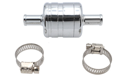 Crankcase Breather Vent Canister Chrome - V-Twin Mfg.