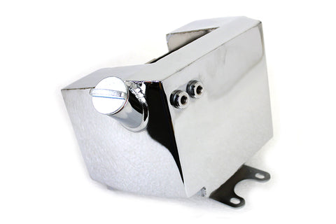 Center Post Mount Wrap Around Oil Tank Chrome - V-Twin Mfg.