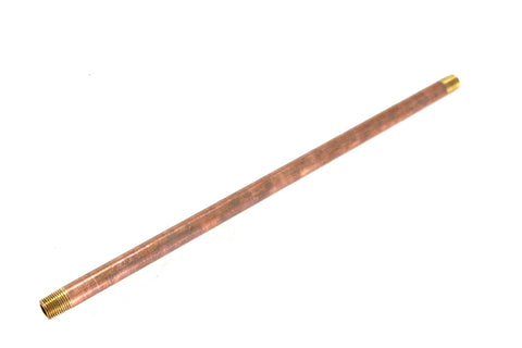 1/8 inch NPT x 10 inch Brass Pipe - V-Twin Mfg.