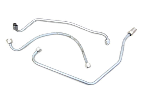 Oil Line Set Zicad Plated - V-Twin Mfg.