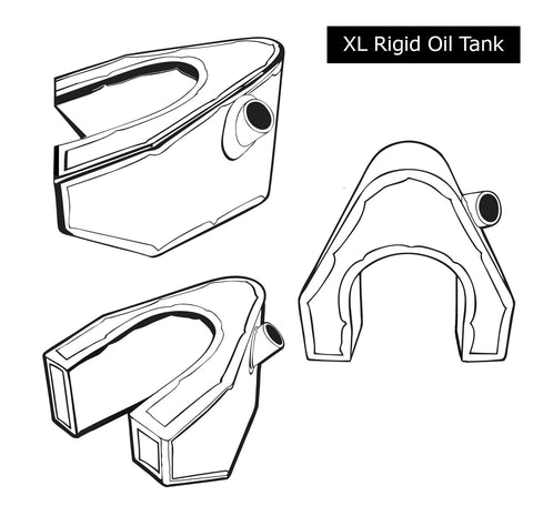 XL Rigid Oil Tank Chrome - V-Twin Mfg.