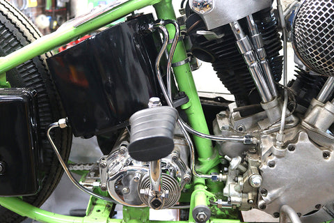 Chrome Oil Line Set - V-Twin Mfg.