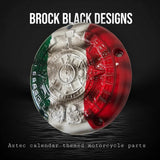 3D Aztec themed derby cover