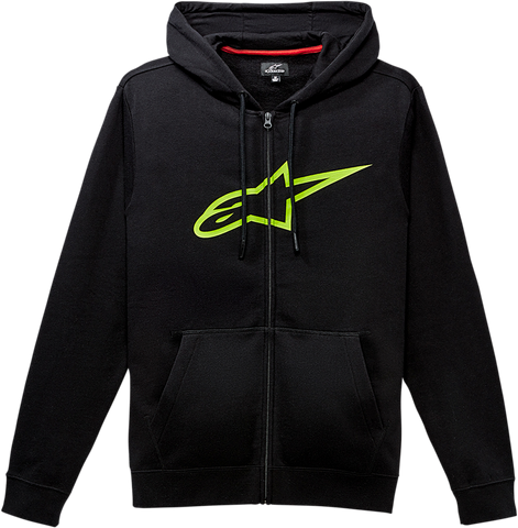 ALPINESTARS Ageless 2 Zip Hoodie - Black/Green - Medium 1038530521060M