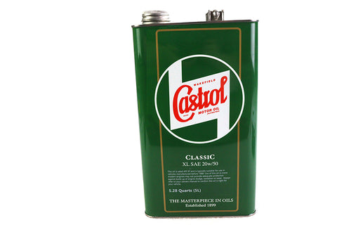 Castrol Classic Preimum XL 20W-50 Oil - V-Twin Mfg.
