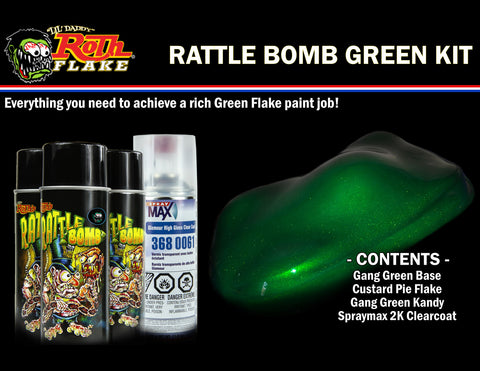 Rattle Bomb Spray Kit Green - V-Twin Mfg.