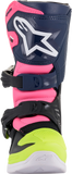 ALPINESTARS Tech 3S Boots - Black/Blue/Pink - US 1 2014518-1176-1