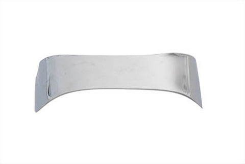 Chrome Tail Lamp Visor Smooth - V-Twin Mfg.