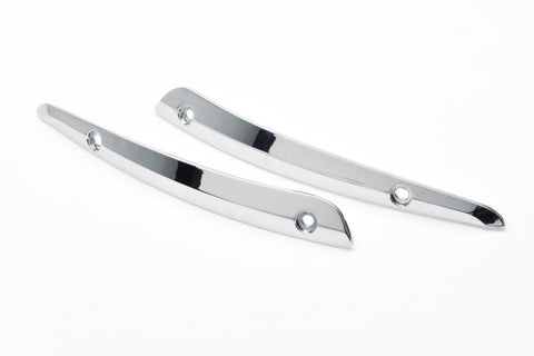 Chrome Split Windshield Trim Set - V-Twin Mfg.