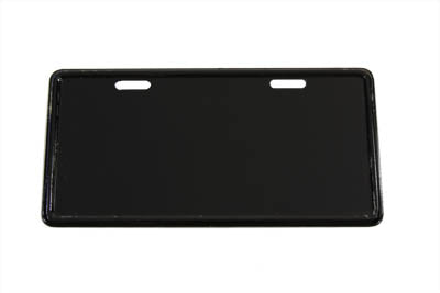 License Plate Frame Backing Plate Black - V-Twin Mfg.