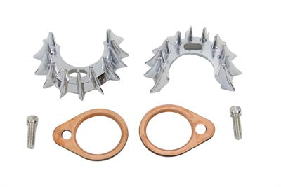 Shark Teeth Exhaust Flange Kit - V-Twin Mfg.
