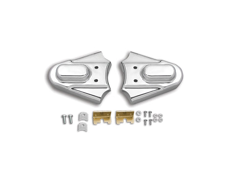Rear Frame Cover Set Chrome - V-Twin Mfg.