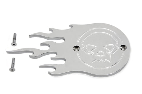Chrome Flame Point Cover - V-Twin Mfg.