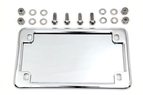 License Plate Frame Kit Chrome - V-Twin Mfg.