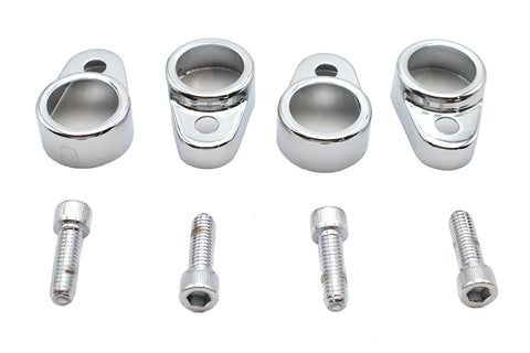 Tappet Block Cover Set Chrome - V-Twin Mfg.
