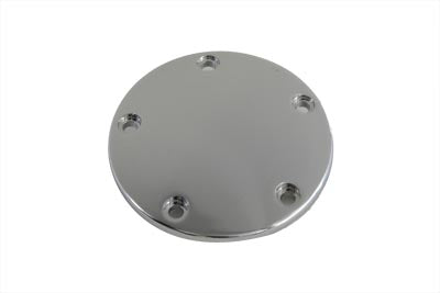 Domed Ignition System Cover 5-Hole Chrome - V-Twin Mfg.