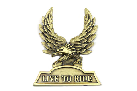 Sissy Bar Insert  inchLive To Ride inch - V-Twin Mfg.