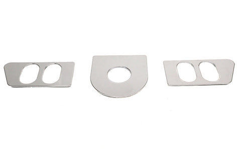 Ignition Switch Cover Set Chrome - V-Twin Mfg.