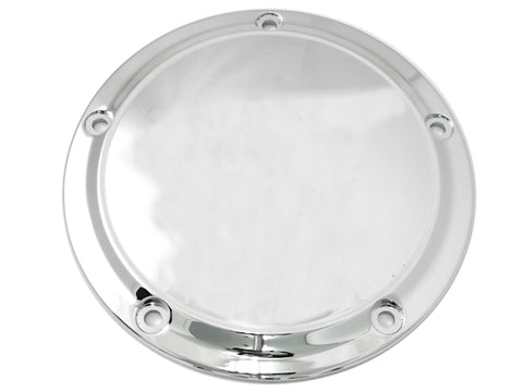 Chrome 5-Hole Smooth Derby Cover - V-Twin Mfg.