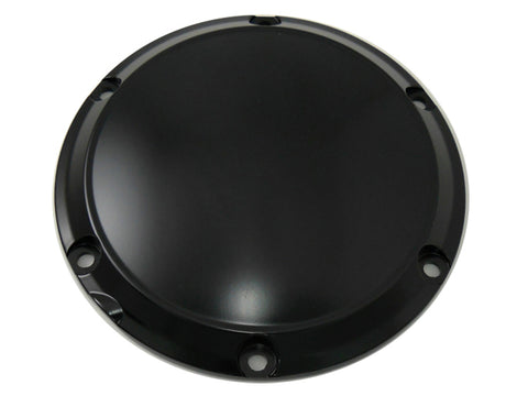 Black 6-Hole Smooth Derby Cover - V-Twin Mfg.
