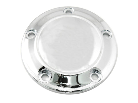 Chrome 5-Hole Smooth Ignition System Cover - V-Twin Mfg.