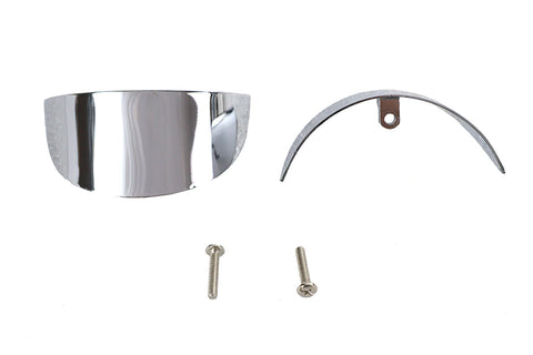 Chrome Turn Signal Visor - V-Twin Mfg.