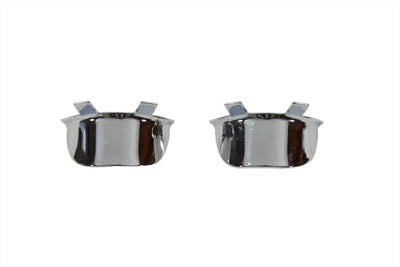 Chrome Bar Bullet Visor - V-Twin Mfg.