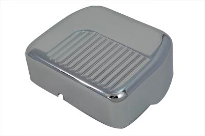 Chrome Finned Panhead Style Coil Cover - V-Twin Mfg.