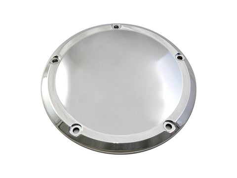 M8 Chrome Smooth Derby Cover - V-Twin Mfg.