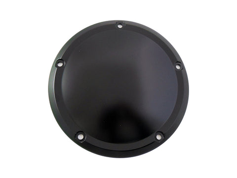 M8 Matte Black Smooth Derby Cover - V-Twin Mfg.