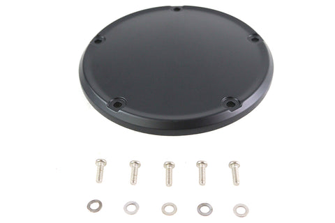 Matte Black 5 Hole Domed Derby Cover - V-Twin Mfg.