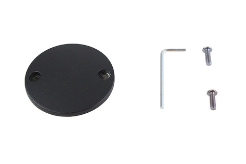 M8 Ignition System Cover Domed Wrinkle Black - V-Twin Mfg.