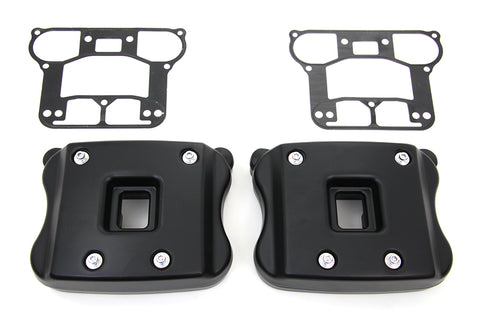 Rocker Box Cover Set Black - V-Twin Mfg.