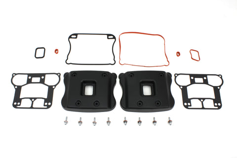 Rocker Box Cover Set Black - V-Twin Mfg.