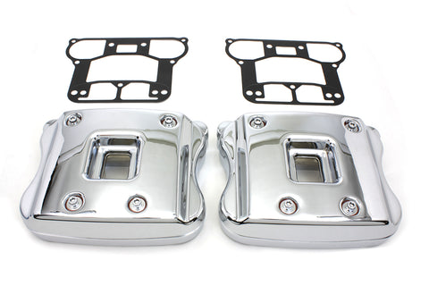Rocker Box Cover Kit Chrome - V-Twin Mfg.