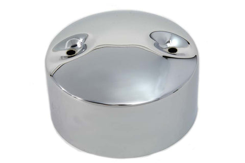 Chrome Generator 3-Brush End Cover - V-Twin Mfg.
