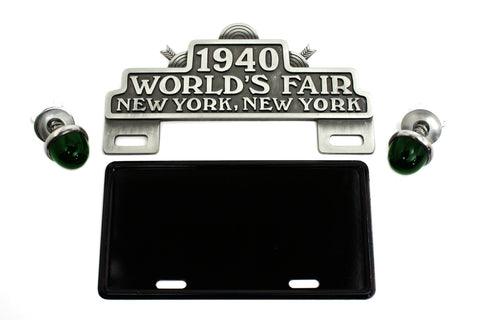 World's Fair License Plate Topper Kit - V-Twin Mfg.