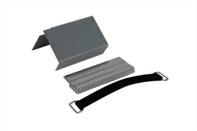 Battery Cover Kit Chrome Smooth - V-Twin Mfg.
