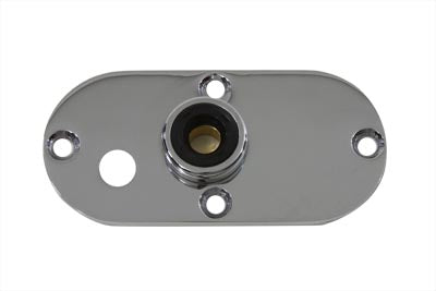 Oval Inspection Chrome - V-Twin Mfg.